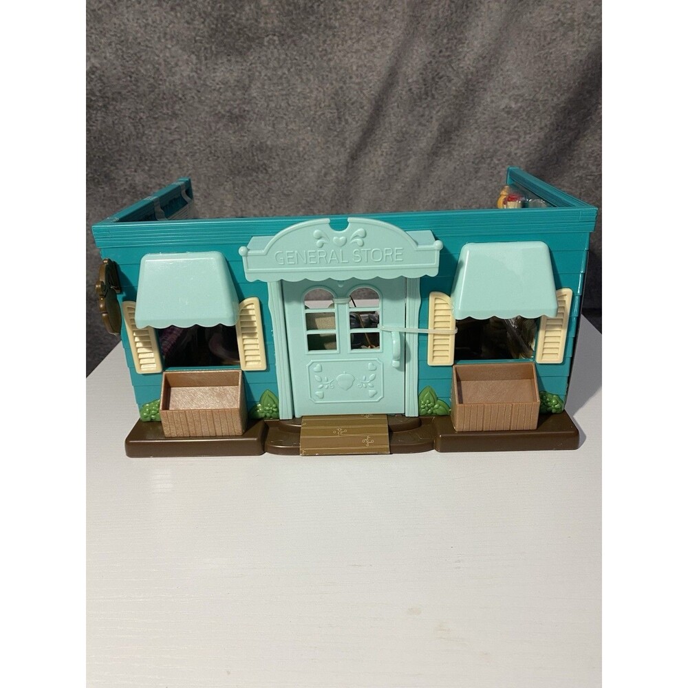 Li'l Woodzeez Honeysuckle Hollow General Store Playset with Accessories New